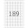 Herma Etiketten stark haftend 25,4 x 10 mm weiss 25 Bl 4725 Etik.