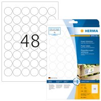 Herma Etiketten Power stark haftend Ø 30 mm weiss...