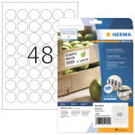 Herma Etiketten Power stark haftend Ø 30 mm weiss 25 Bl 1200 Etik.