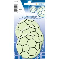 Herma Leuchtsticker selbstklebend Kunststoff Fussball...