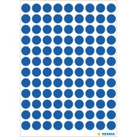 Herma Farbpunkte permanent haftend Ø 8 mm dunkelblau 540 Etik. Handbeschriftung