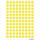 HERMA Markierungspunkt VARIO 8mm Papier leuchtgelb 540 Etik./Pack.