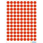 HERMA Markierungspunkt VARIO 8mm Papier leuchtrot 540 Etik./Pack.
