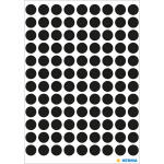 Herma Farbpunkte permanent Ø 8 mm schwarz 540 Etik. Handbeschriftung