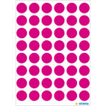 Herma Farbpunkte permanent Ø 13 mm pink 240 Etik. Handbeschriftung