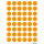 HERMA Markierungspunkt VARIO 13mm Papier leuchtorange 240 Etik./Pack.