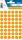 HERMA Markierungspunkt VARIO 13mm Papier leuchtorange 240 Etik./Pack.