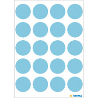 Herma Farbpunkte permanent haftend Ø 19 mm blau...
