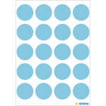 Herma Farbpunkte permanent Ø 19 mm blau 100 Etik. Handbeschriftung