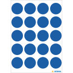 HERMA Markierungspunkt VARIO 19mm Papier dunkelblau 100 Etik./Pack.