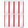 Namensetiketten 54 x 19 mm Acetatseide weiss blauen Streifen 16 Etik.