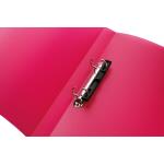 Herma Ringbuch PP 2D-Ring A4 25 mm Rückenbreite transluzent pink