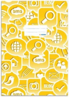 HERMA Heftschoner ´Social Icons´, DIN A4, aus...
