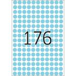 Herma Farbpunkte permanent haftend Ø 8 mm blau 5632 Etik. Handbeschriftung