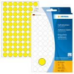 Herma Farbpunkte permanent haftend Ø 13 mm gelb 2464 Etik. Handbeschriftung