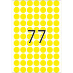 HERMA Markierungspunkt 13mm Papier gelb 2.464 Etik./Pack.