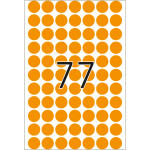 Herma Farbpunkte permanent haftend Ø 13 mm leuchtorange 1848 Etik. Handbeschriftung