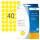 HERMA Markierungspunkt 19mm Papier gelb 1.280 Etik./Pack.