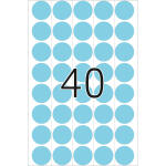 HERMA Markierungspunkt 19mm Papier blau 1.280 Etik./Pack.