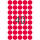 HERMA Markierungspunkt 19mm Papier leuchtrot 960 Etik./Pack.