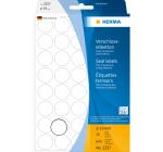 HERMA Verschlussetikett 19mm Folie transparent 640...
