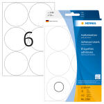 Herma Farbpunkte permanent haftend Ø 50 mm weiss...