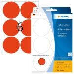 Herma Farbpunkte permanent haftend Ø 50 mm leuchtrot 144 Etik. Handbeschriftung