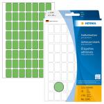 Herma Vielzwecketiketten permanent haftend 12 x 18 mm grün 32 Bl 1792 Etik. Handbeschriftung