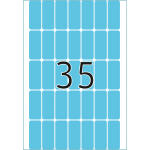 Herma Vielzwecketiketten permanent haftend 12 x 30 mm blau 32 Bl 1120 Etik. Handbeschriftung