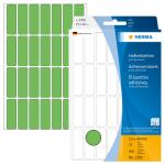 Herma Vielzwecketiketten permanent haftend 13 x 40 mm grün 32 Bl 896 Etik. Handbeschriftung