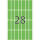 Herma Vielzwecketiketten permanent haftend 13 x 40 mm grün 32 Bl 896 Etik. Handbeschriftung