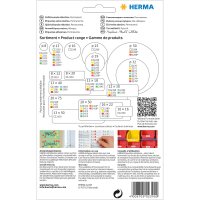 Herma Vielzwecketiketten permanent haftend 19 x 27 mm weiss 32 Bl 960 Etik. Handbeschriftung