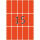 Herma Vielzwecketiketten permanent haftend 20 x 50 mm rot 32 Bl 480 Etik. Handbeschriftung