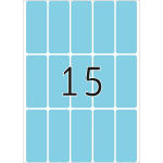 Herma Vielzwecketiketten permanent haftend 20 x 50 mm blau 32 Bl 480 Etik. Handbeschriftung