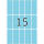 Herma Vielzwecketiketten permanent haftend 20 x 50 mm blau 32 Bl 480 Etik. Handbeschriftung