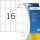 Herma Vielzwecketiketten permanent 25 x 40 mm weiss 32 Bl 512 Etik.