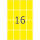 Herma Vielzwecketiketten permanent haftend 25 x 40 mm gelb 32 Bl 512 Etik. Handbeschriftung