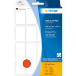 Herma Vielzwecketiketten permanent haftend 25 x 40 mm rot...