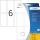 Herma Vielzwecketiketten permanent haftend 34 x 67 mm weiss 32 Bl 192 Etik. Handbeschriftung