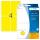 Herma Vielzwecketiketten permanent haftend 52 x 82 mm gelb 32 Bl 128 Etik. Handbeschriftung