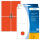 Herma Vielzwecketiketten permanent haftend 52 x 82 mm rot 32 Bl 128 Etik. Handbeschriftung