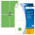 Herma Vielzwecketiketten permanent haftend 52 x 82 mm grün 32 Bl 128 Etik. Handbeschriftung