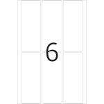 Herma Vielzwecketiketten permanent haftend 32 x 82 mm weiss 32 Bl 192 Etik. Handbeschriftung