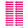 Herma Hinweisetiketten Papier 39 x 7 mm Pfeile leuchtrot 4 Bl 88 Etik.