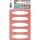 Herma Etiketten für den Haushalt 76 x 23 mm Vichy-Karo rot 4 Bl 20 Etik.