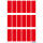 Herma Vielzwecketiketten permanent haftend 12 x 34 mm rot 90 Etik. Handbeschriftung