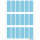 Herma Vielzwecketiketten permanent haftend 12 x 34 mm blau 90 Etik. Handbeschriftung