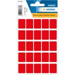 Herma Vielzwecketiketten permanent 15 x 20 mm rot 125 Etik.