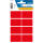 Herma Vielzwecketiketten permanent 25 x 40 mm rot 40 Etik.