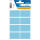 Herma Vielzwecketiketten permanent haftend 25 x 40 mm blau 40 Etik.